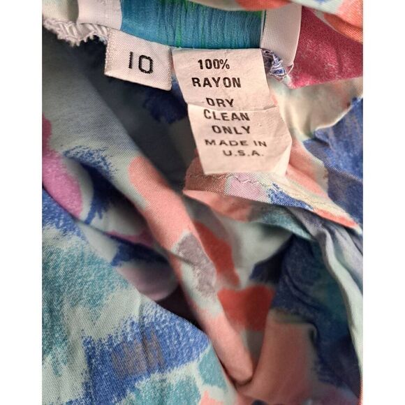 Vintage jane schaffhausen womens Cottagecore size 10 dress Modest country pink - Picture 7 of 7